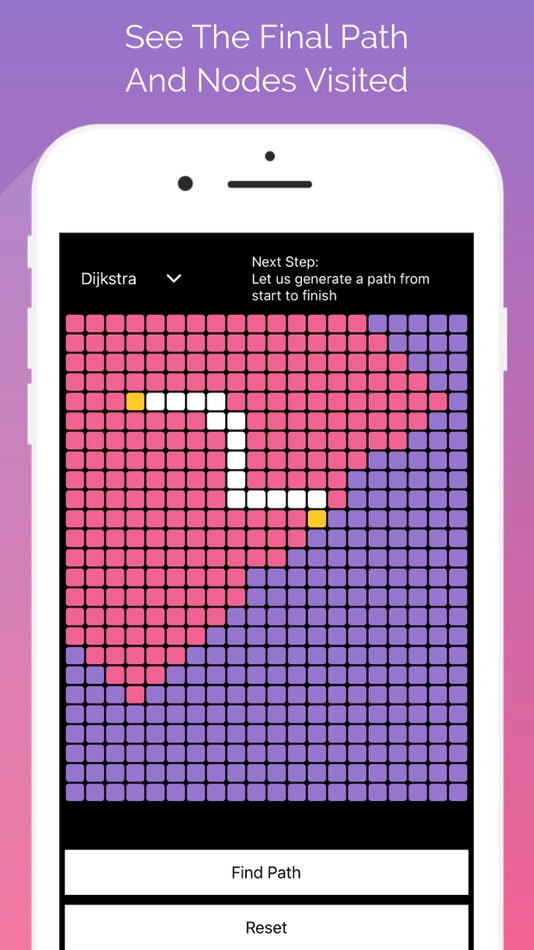 #4. Path Finding Visualization (iOS) Podle: Josh Sauder