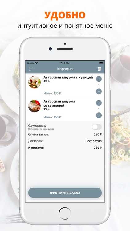 Доставка еды Вуаля | Калуга