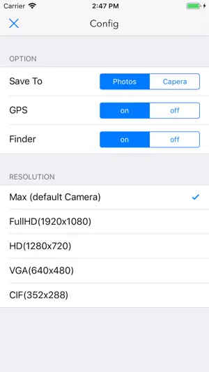 Capera (HD camera) screenshot 3