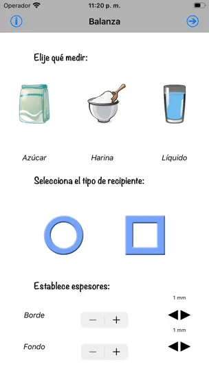 Captura de pantalla de Balanza De Cocina en iPhone 1