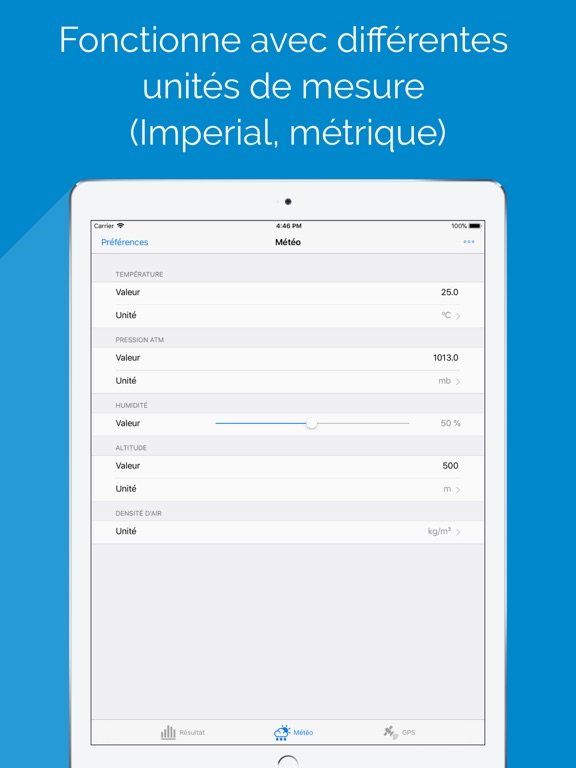 Screenshot #6 pour Air Densité & RAD compteur PRO