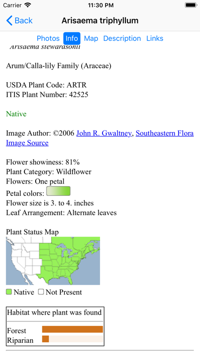 Delaware Wildflowers Screenshot