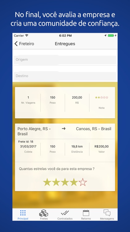 Freteiro screenshot-4