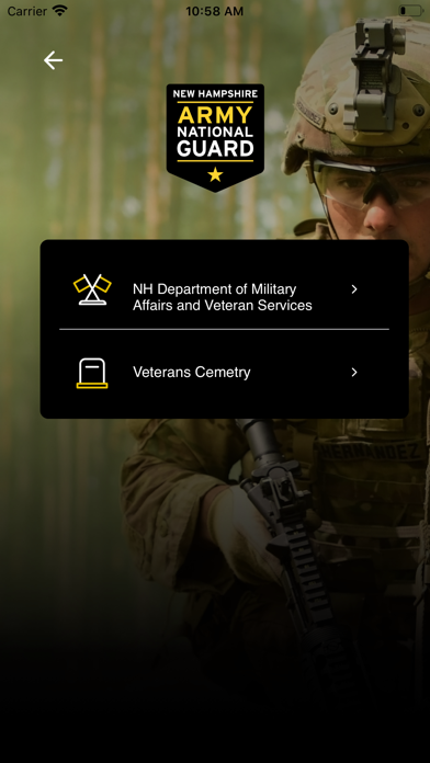 New Hampshire National Guard Screenshot