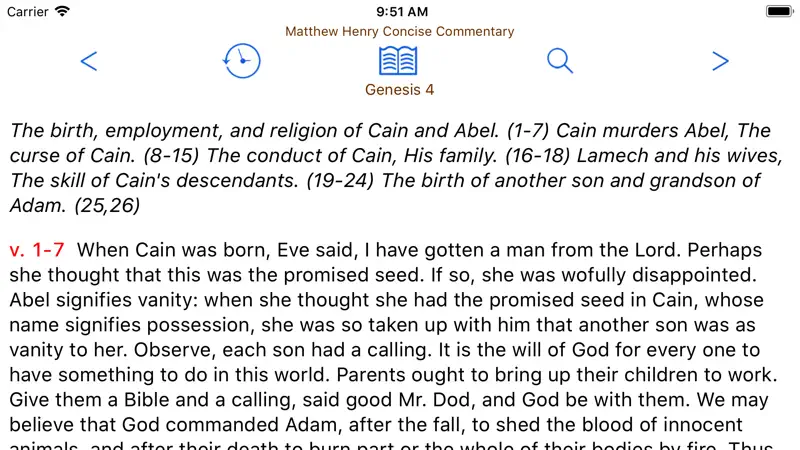 Matt. Henry Concise Commentary screenshot 4 of 5