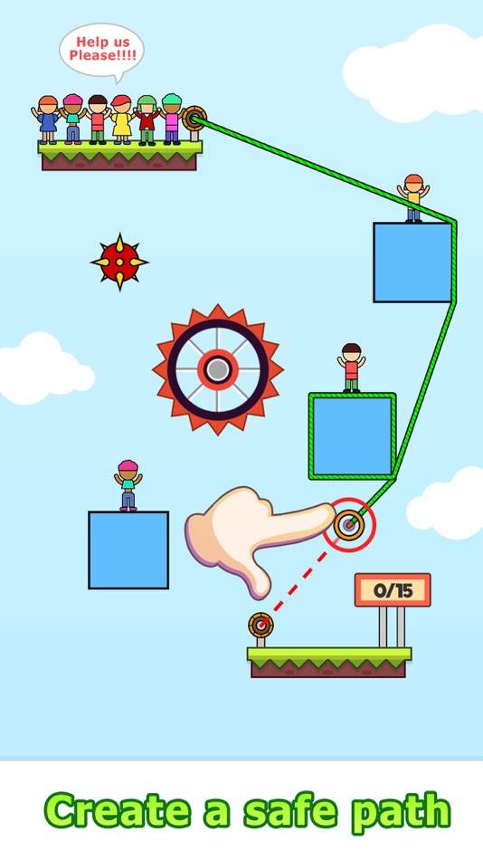 #1. Rope Hero -Puzzle Physics Game (iOS) 由: RICE BALL HONGKONG LIMITED