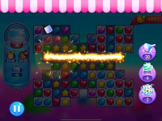 Candy Jewel World PRO Match 3 iPad app afbeelding 4