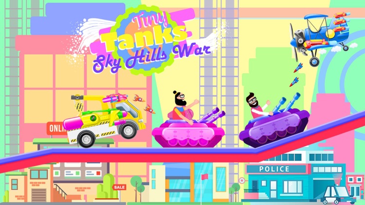 Tiny Tanks Sky Hills War Stars