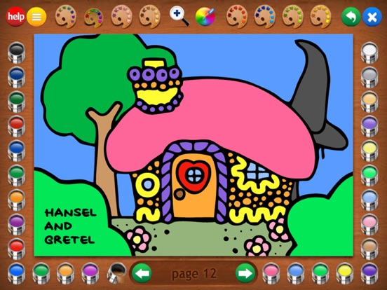 Screenshot #5 pour Fairy Tales Coloring Book