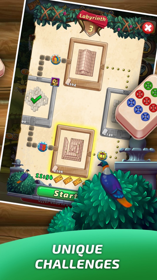 #3. Mahjong Village Solitaire game (iOS) 由: Gamos Mobile Limited