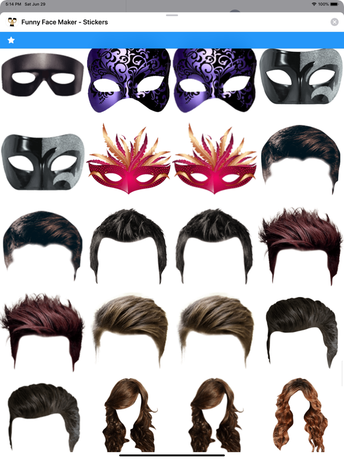 Funny Face Maker - Stickers