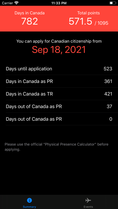 Screenshot #1 pour Days in Canada
