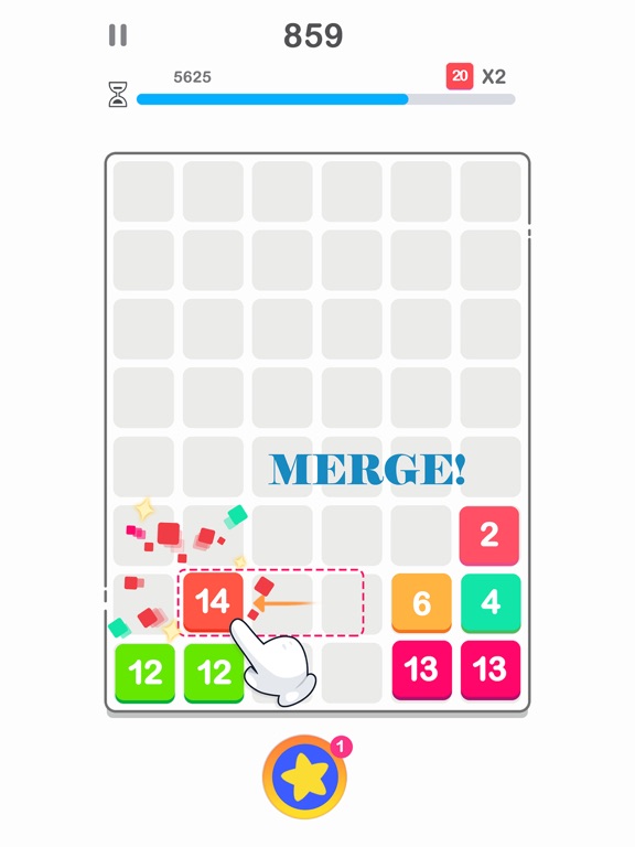 Drag n Merge: Bubble iPad screenshot 4 - Games app
