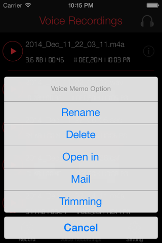 Voice Recorder HD Pro screenshot 3