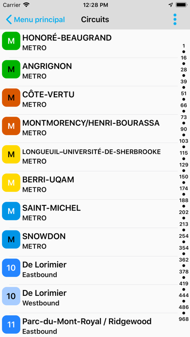Screenshot #2 pour BusBuddy Montreal