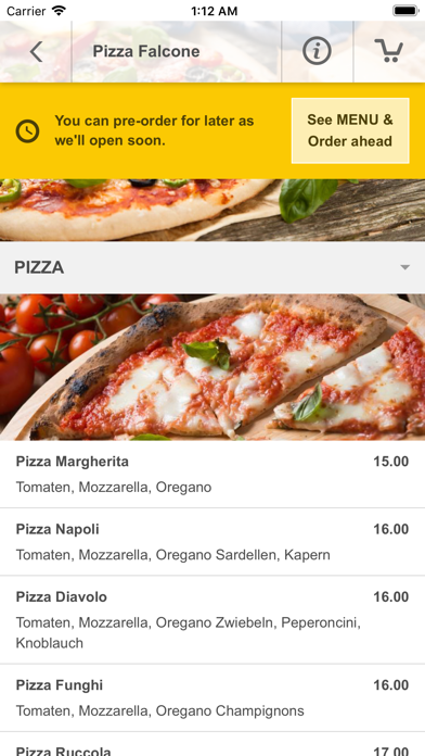 Falcone Pizza Screenshot 3 - AppWisp.com Falcone Pizza Screenshot 3 - AppWisp.com