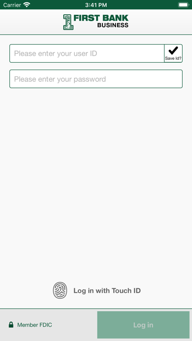 First Bank Mobile Business Screenshot