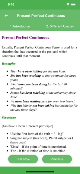 Game screenshot English Grammar (Tenses Test) apk