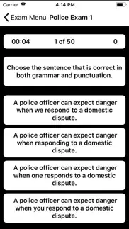 police exam prep 2023-2024 iphone screenshot 2