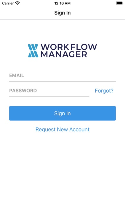 Workflow Manager App