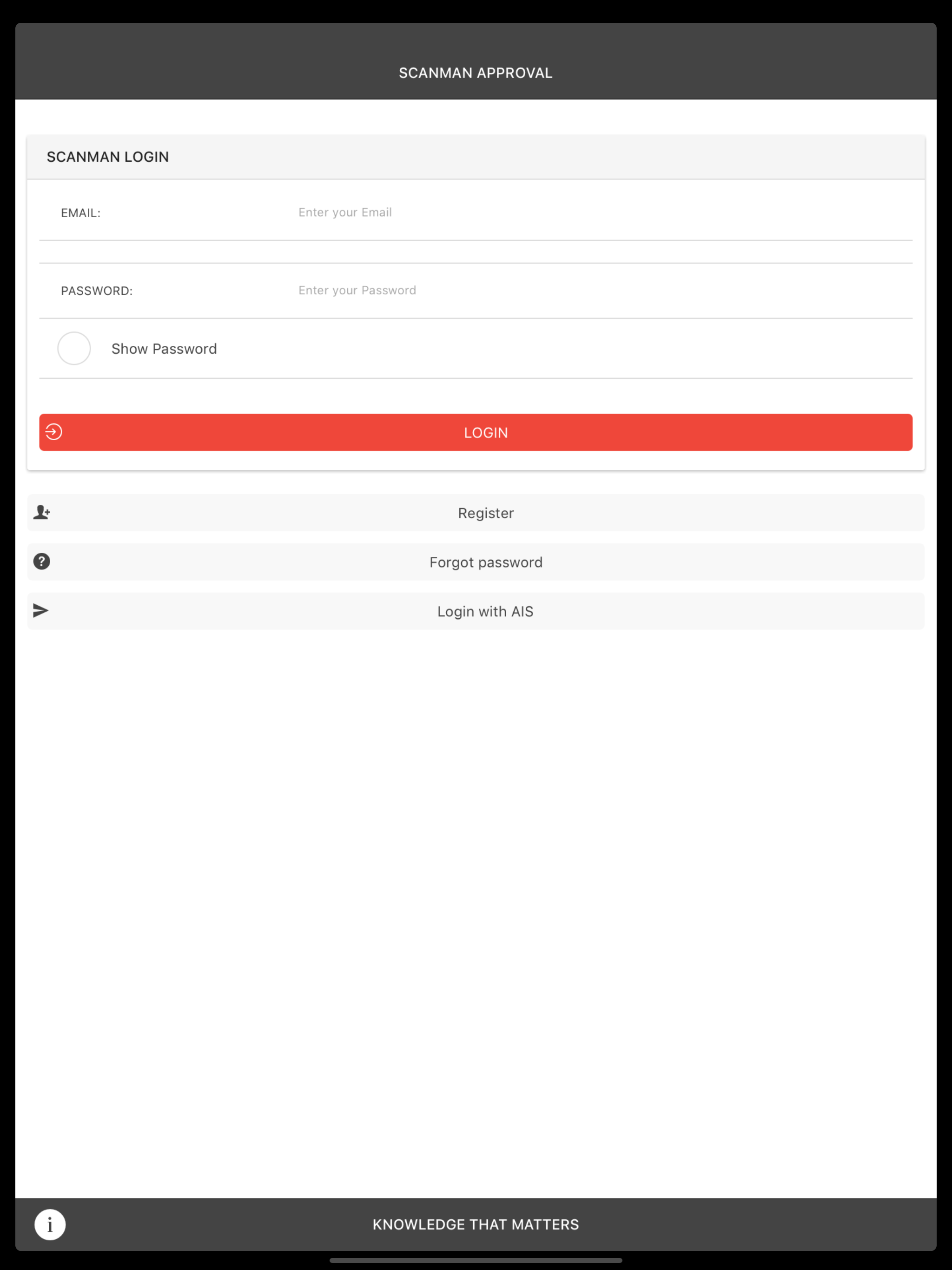 SCANMAN JDE INVOICE APPROVAL