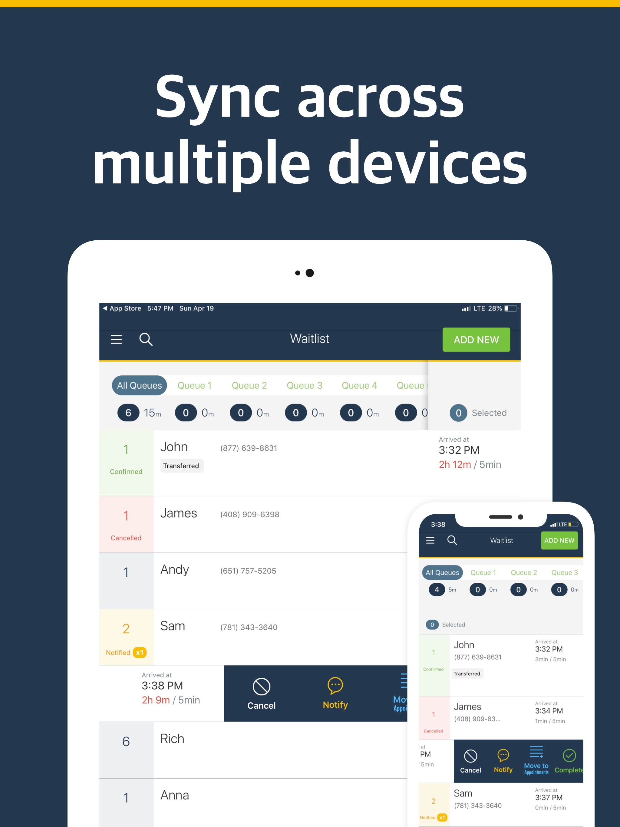 NextME - Virtual Waitlist App