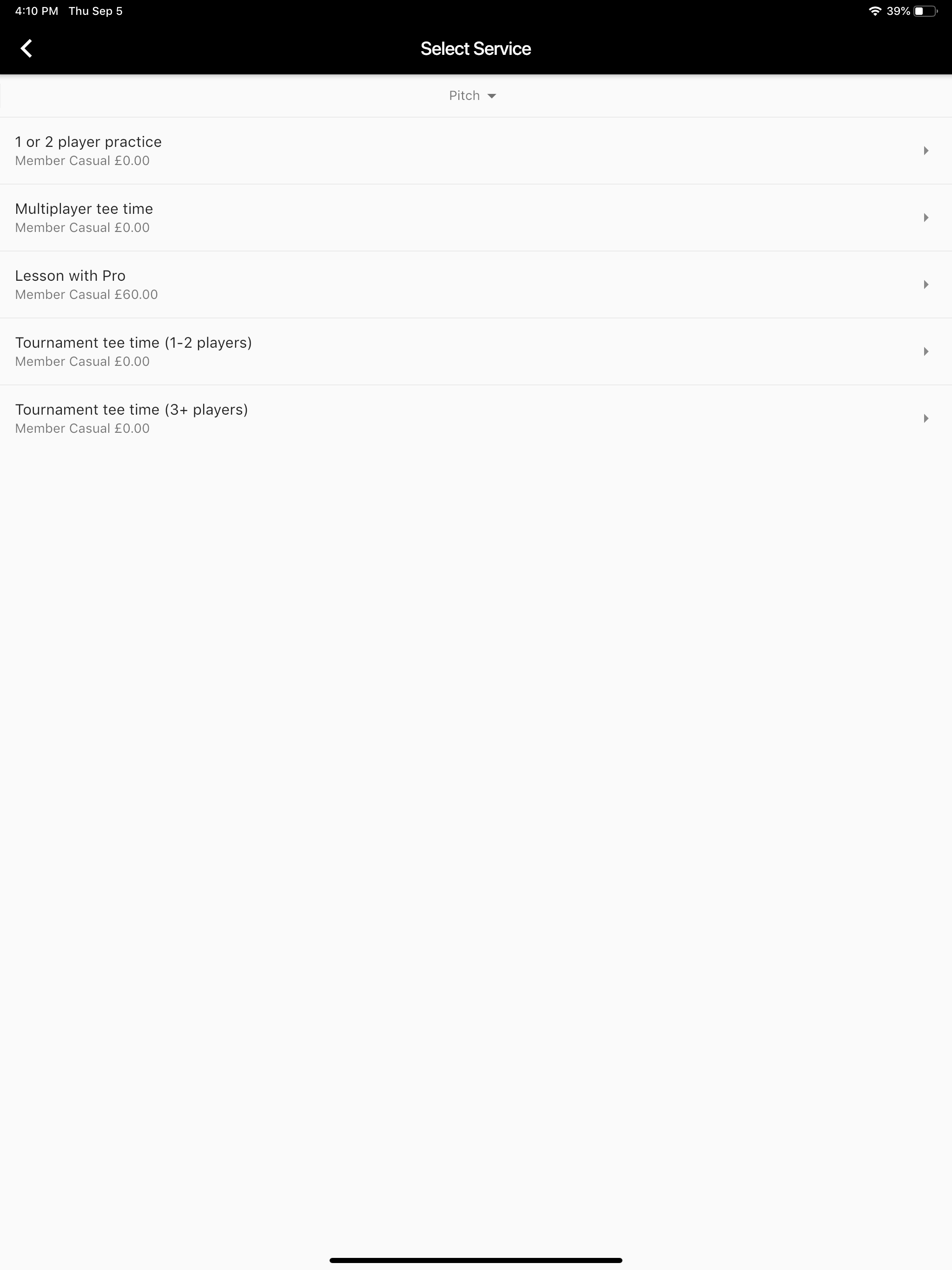 Pitch Member Portal