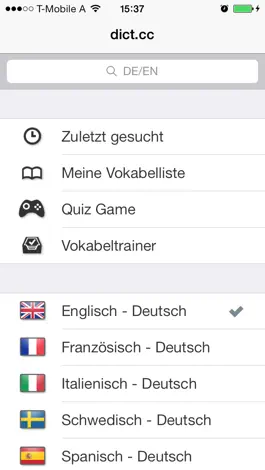 Game screenshot dict.cc+ Wörterbuch hack
