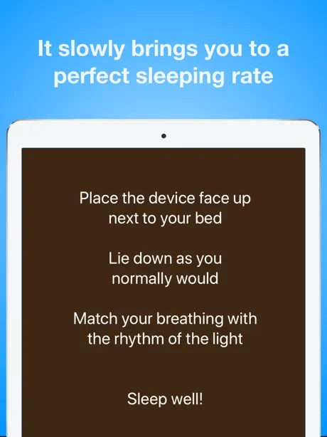Sleep Well! Breathing Exercise