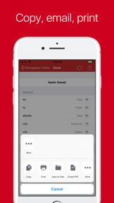 Portuguese Verb Conjugator screenshot