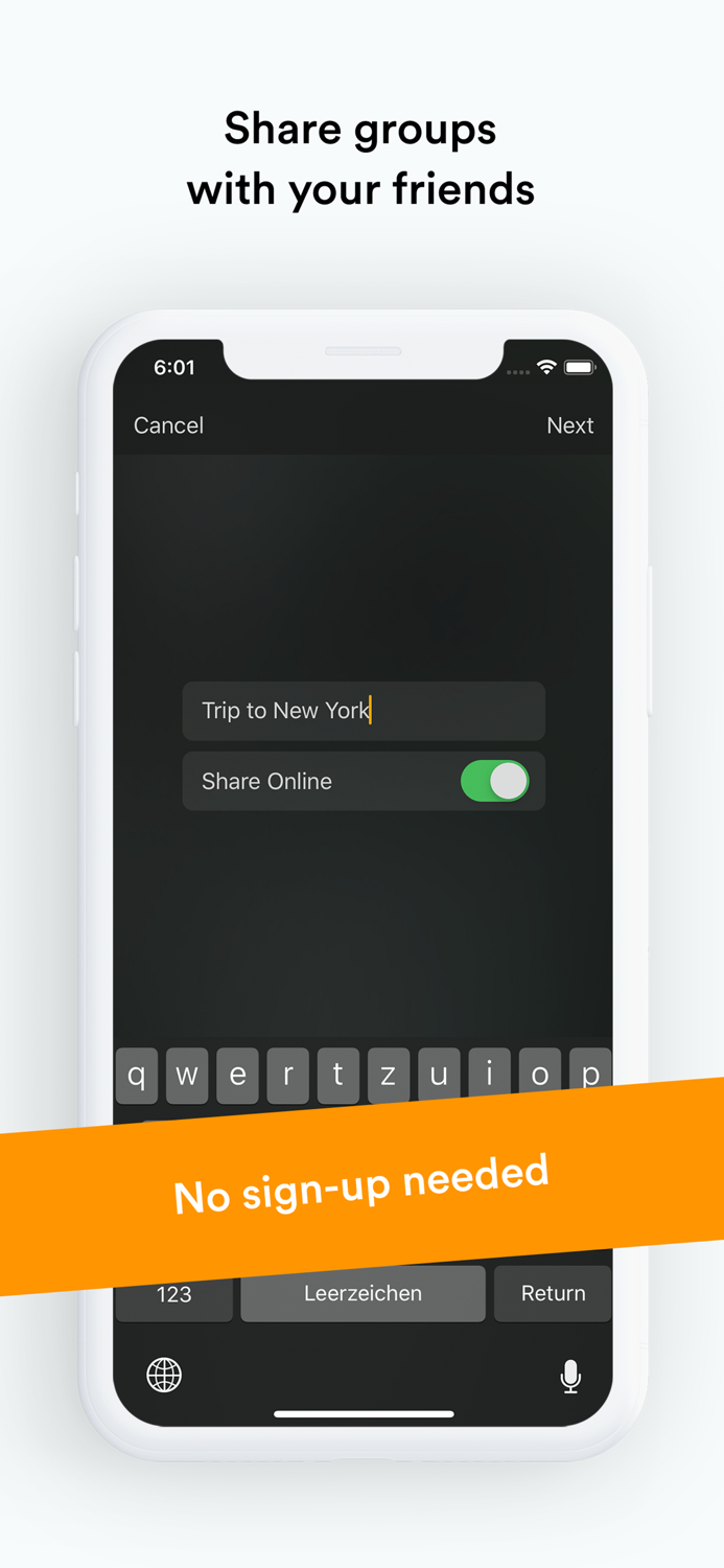 Splid – Split group bills