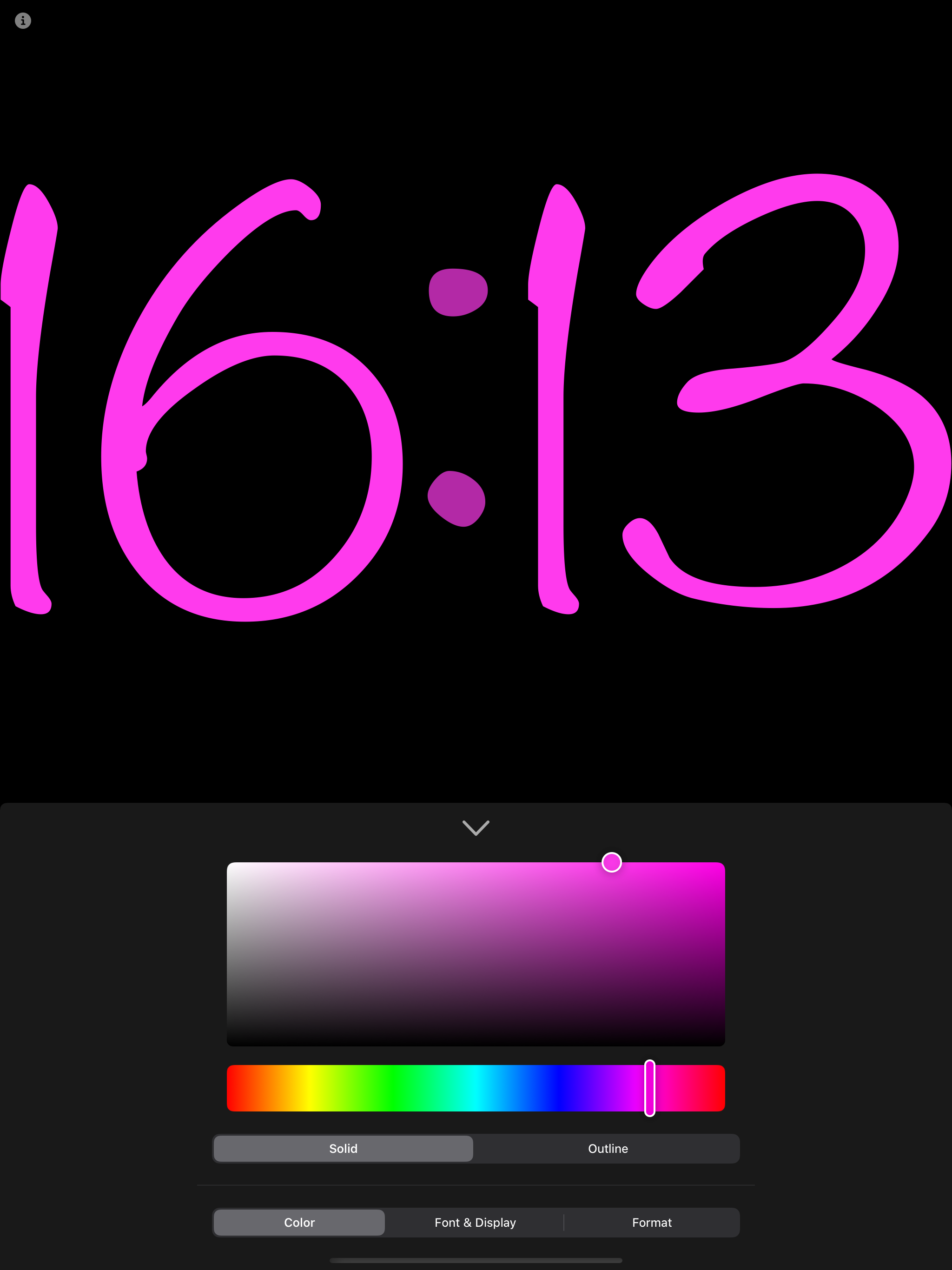 Huge Clock screenshot 10