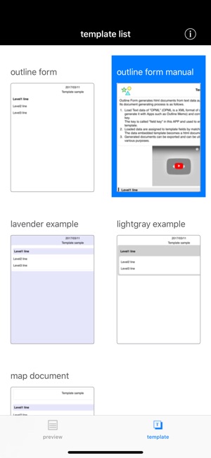 Outline Form