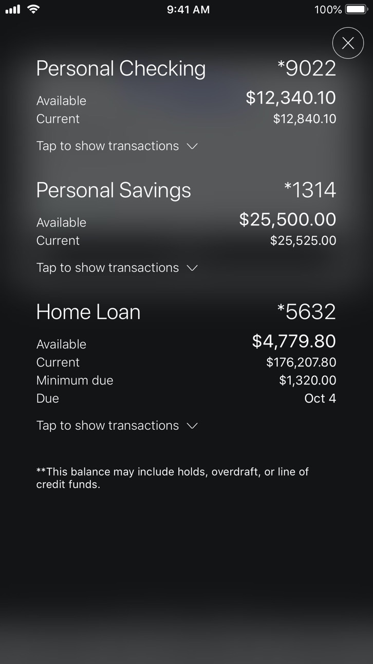 iPhone screenshot