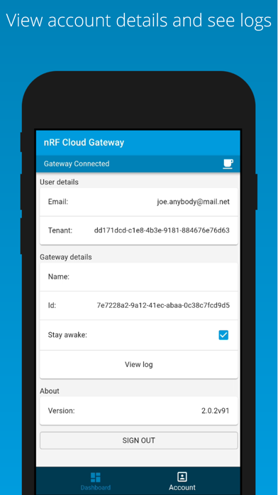 Screenshot #2 pour nRF Cloud Gateway