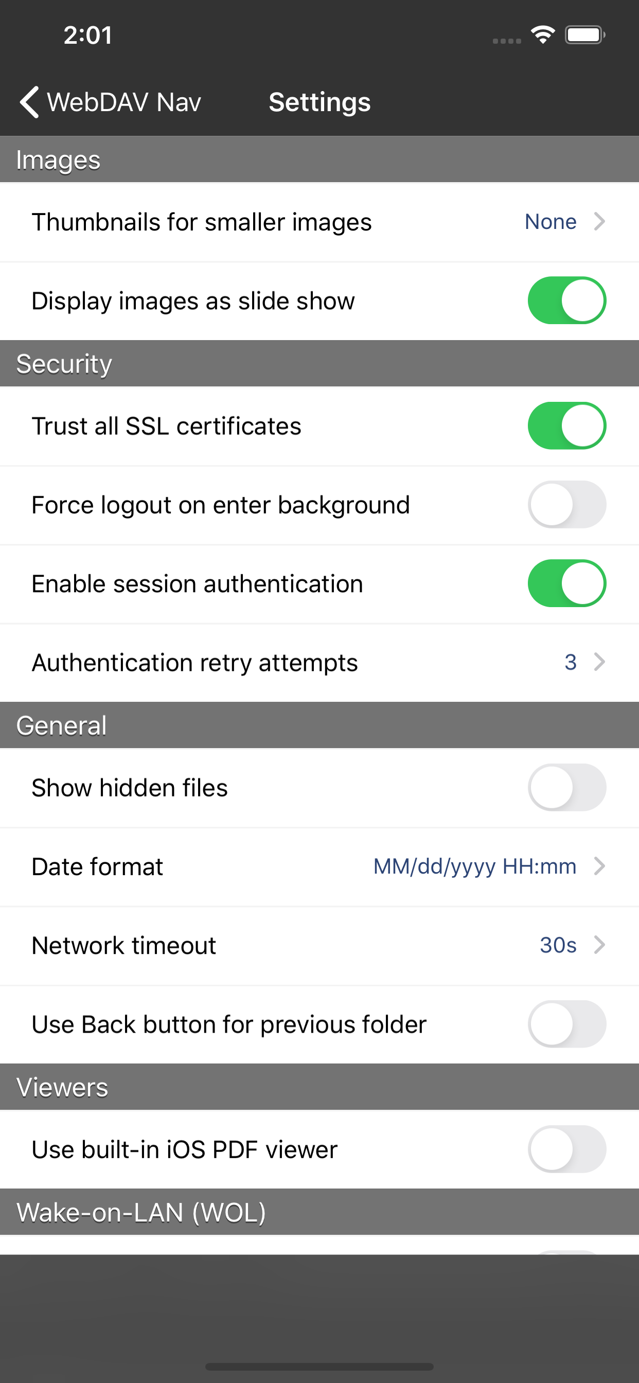 WebDAV Navigator