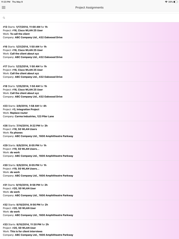 Screenshot #5 pour Promys Enterprise PSA Mobile