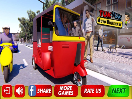 Screenshot #4 pour Tuk Tuk Rickshaw Driving