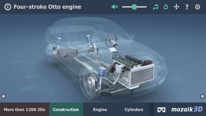 Screenshot #1 pour Four-stroke Otto engine 3D