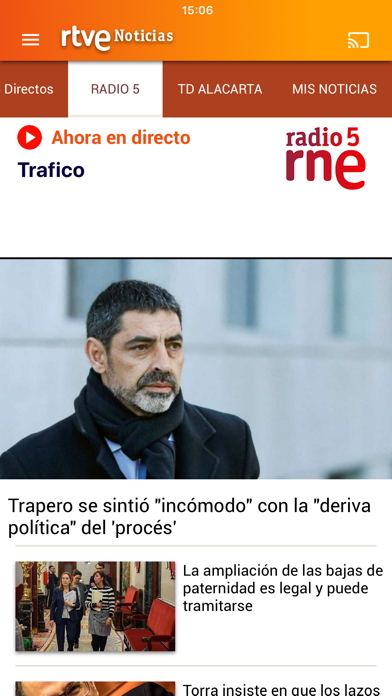 Screenshot #2 pour RTVE Noticias