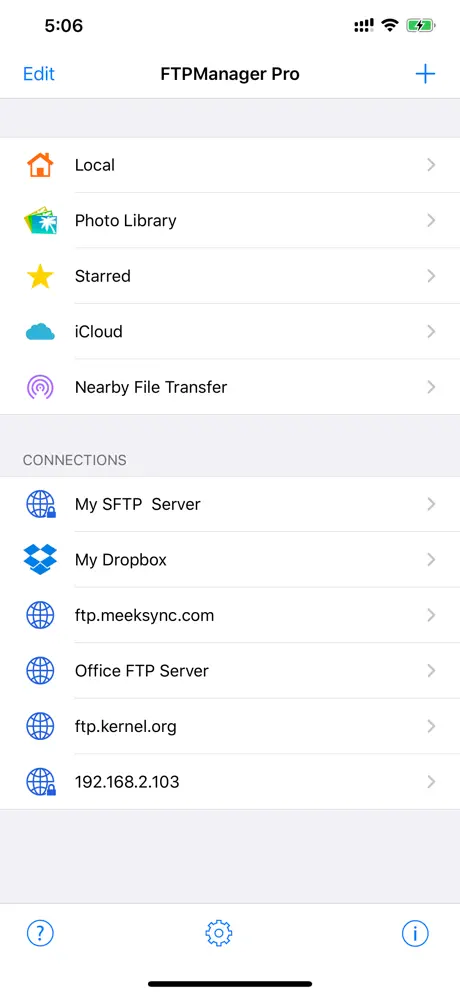 FTPManager - FTP, SFTP client