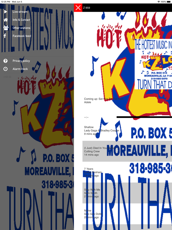 KZLG RADIO COM iPad screenshot 2 - Entertainment app