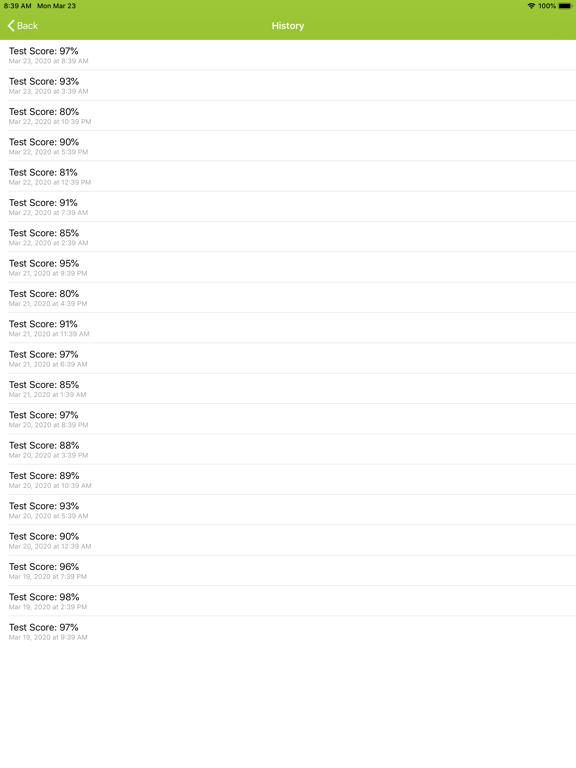 LearnerPermitTest - VicRoads iPad screenshot