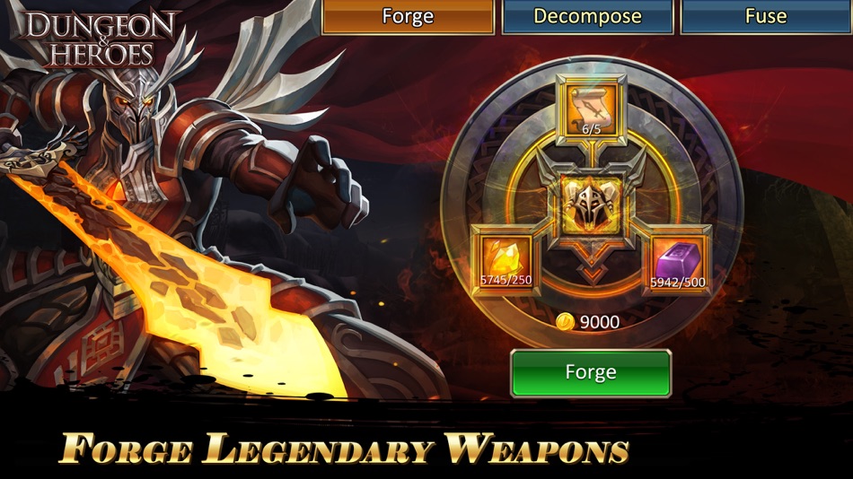 #4. Dungeon & Heroes: 3D RPG (iOS) 来自: DROIDHEN LIMITED
