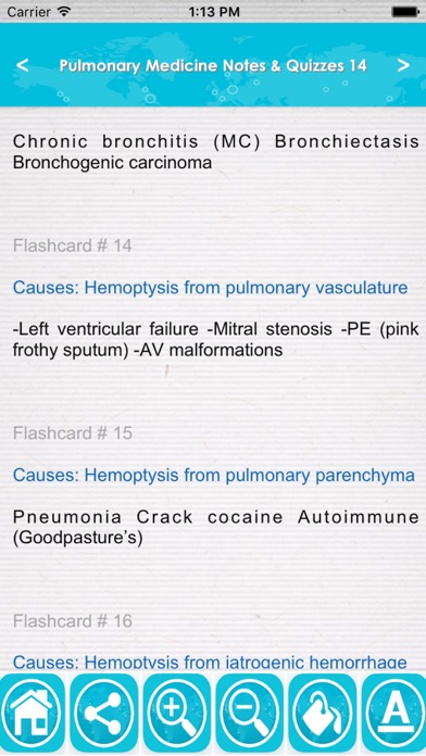 Screenshot #1 pour Pulmonary Medicine Exam Review