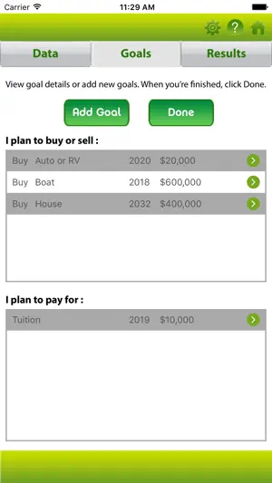 Personal Financial Plan Wiz screenshot 3