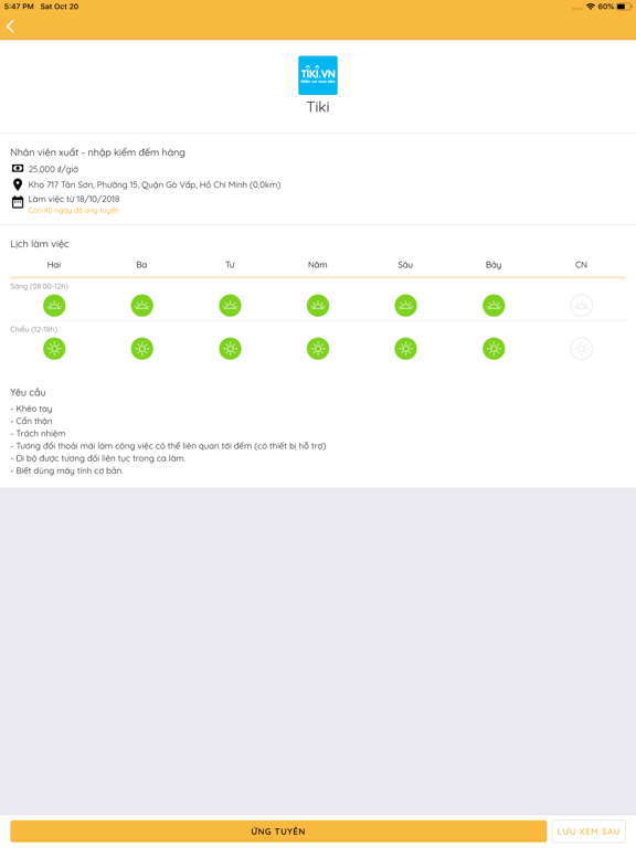 Screenshot #5 pour Viec.Co - Việc làm linh hoạt