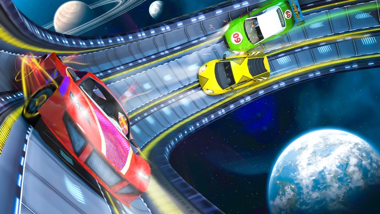 Stickman Neon Car Racing