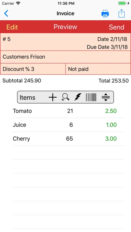 Facture Pro screenshot 3 of 8