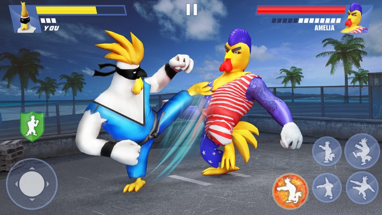 Angry Rooster Fighting Games